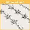 Star Pattern Metal Waist Chain With Clasp For Dresses Trendy Summer Fashion