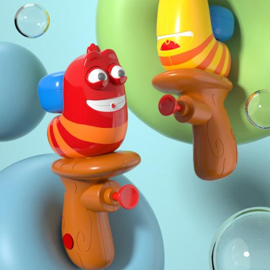 Interesting Smooth Recreational Lightweight Hilarious Cartoon Water Sprayer Boy Toy Shooter