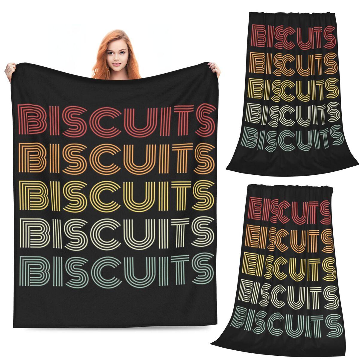 

Funny Risk It For The Biscuit Blankets Soft Warm Flannel Throw Blanket Cover for Bed Living room Picnic Travel Home Sofa 80x120cm