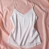 Women's Loose Fit Plus Size Imitation Silk Satin Camisole - Sleeveless Top for Outerwear or Inner Wear