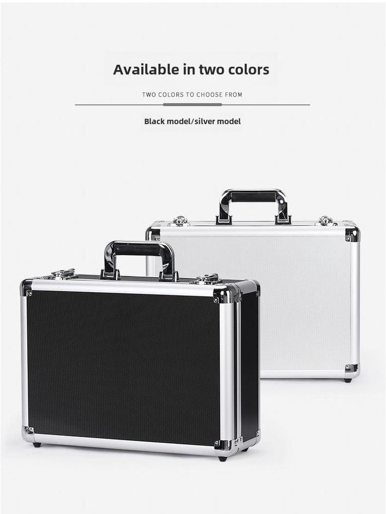 Portable Aluminum Alloy Toolbox for Electricians and Equipment Storage