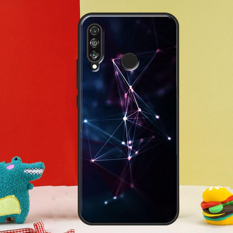 Lines Point Light For Huawei Nova 12i 12s 11i 5T 9 10 SE Y91 Y90 Y60 Y70 Y72 Y61 P60 Pro P20 P40 P30 Lite Case