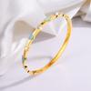 Starry Sky Silver Titanium Steel Bracelet for Women - High-End, Versatile, Full Diamond, Non-Fading Fashion Accessory