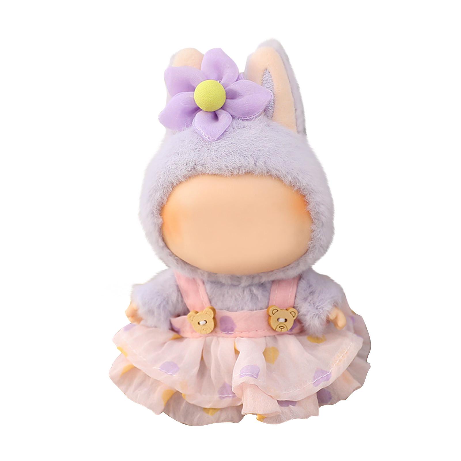 

Costume 6.69 Inch Plush Toy Costume High Quality 17cm Doll Replacement Costume Fashion Doll Costume Doll Not Included One Size
