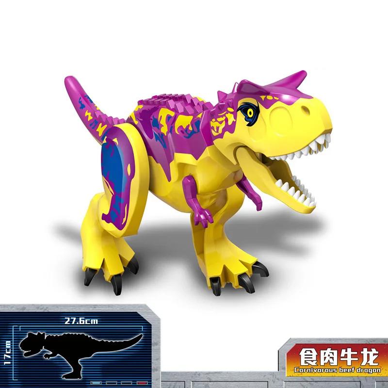 Big Size Assembled Building Bricks Toy Dinosaur World Triceratops Tyrannosaurus Children Animal Model Bricks Toys for Boys Gifts Premium Quality