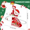 Kids Christma Toy Stair Climbing Track Car Santa Claus Toy Set Slide Track with Music Light Party Favors New Year Gifts