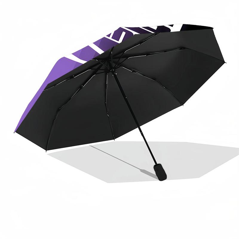 Kings Basketball Team Logo Umbrella 8-Frame for Travel, Camping, Casual Lightweight Portable Umbrella, Essential for Every Family Holidays Gift