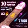 Soft Silicone Vibrating Dildo for Women - Adult Toy