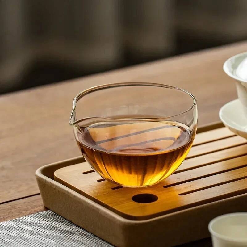 200ml Glass Matcha Bowl Heat-resistant Kung Fu Tea Set Glass Tea Cup Ceremonial Matcha Mixing Bowl Kitchen Tool