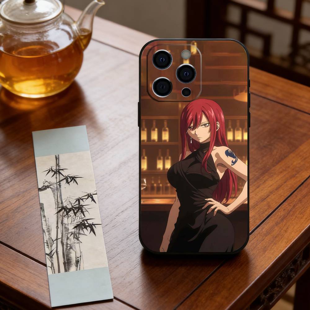Anime F-Fairy Tail E-Erza Scarlet Phone Case Silicone Soft For IPhone 17 16 15 14 13 12 11 X XR Plus Pro Max Plus
