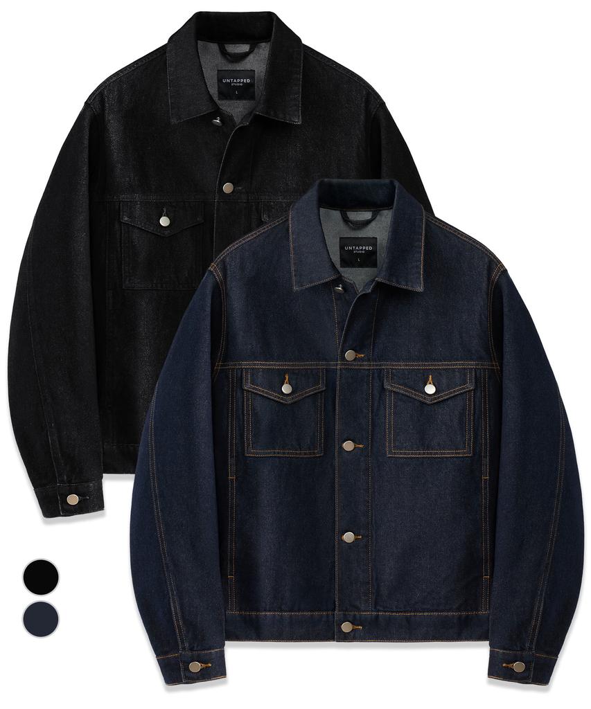 Untapped Studio Signature Washed Denim Jacket 2 Colors