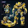 LEGO-Compatible Transformers Mech Warrior King Kong Construction Vehicle Building Blocks Toy for Kids