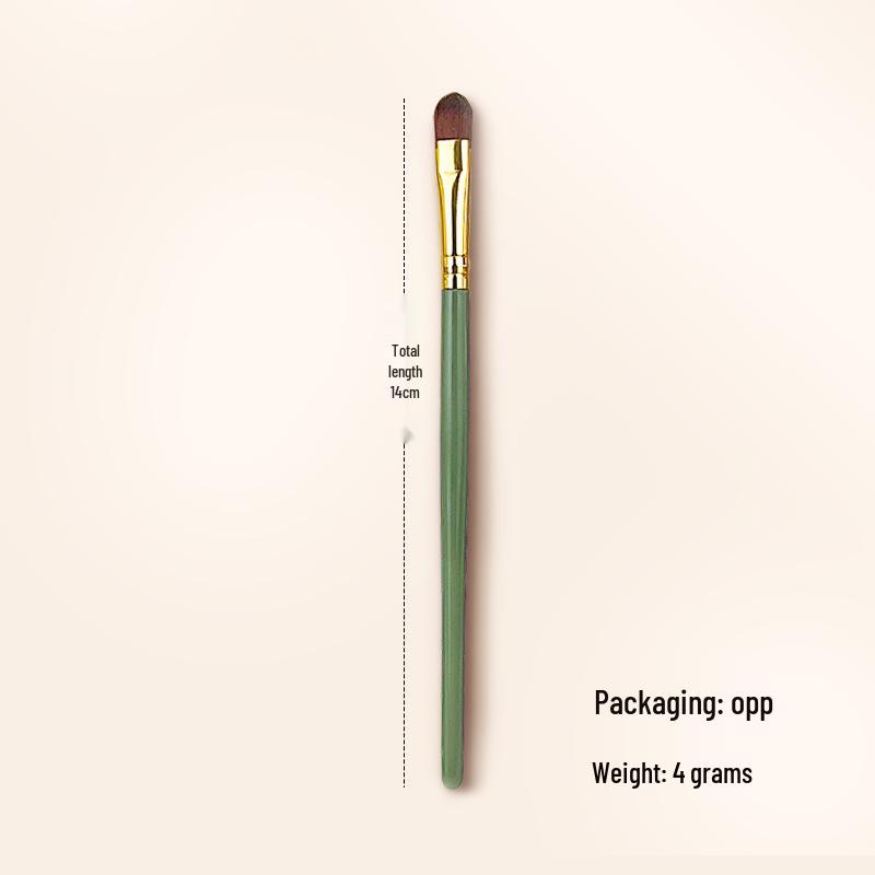 Mini Flat Head Detail Eyeshadow & Highlight Brush Set with Cangzhou Animal Hair