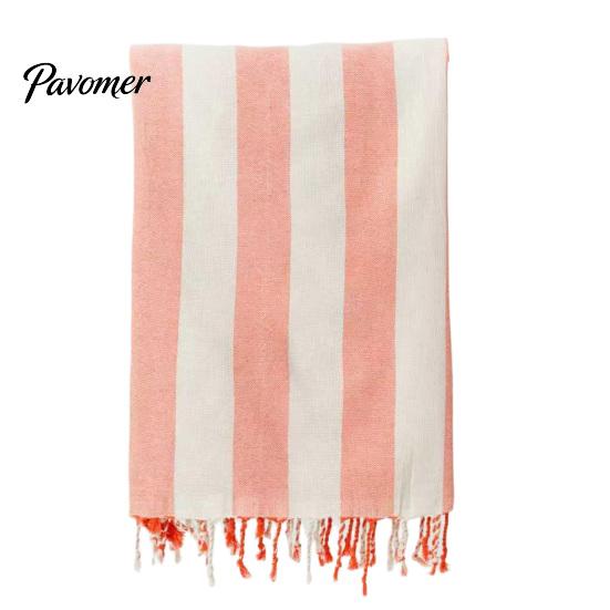 Thin Beach Towel Turkish Striped Print Quick-Drying Sand-Free Swimwear Accessory Large Size