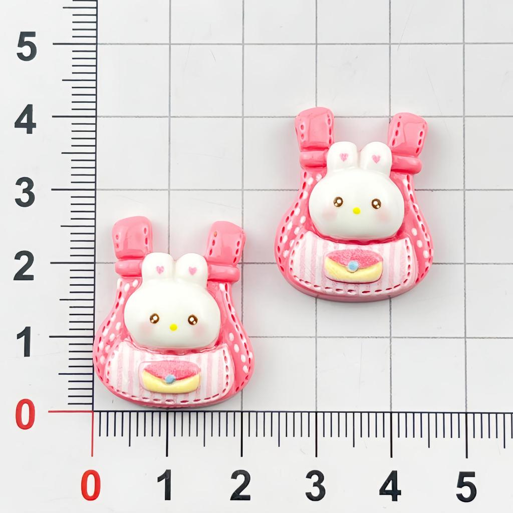 New Rabbit Resin Accessories: Handmade DIY Cream Glue Hair Clips, Phone Case Decorations, Shoe Buckles, and Ornaments.