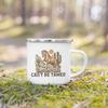 West Cowboy Printed Camper Mugs Camping Enamel Mug Adventure Campfire Party Beer Juice Cup Gifts for Camper Best Gift for He Her