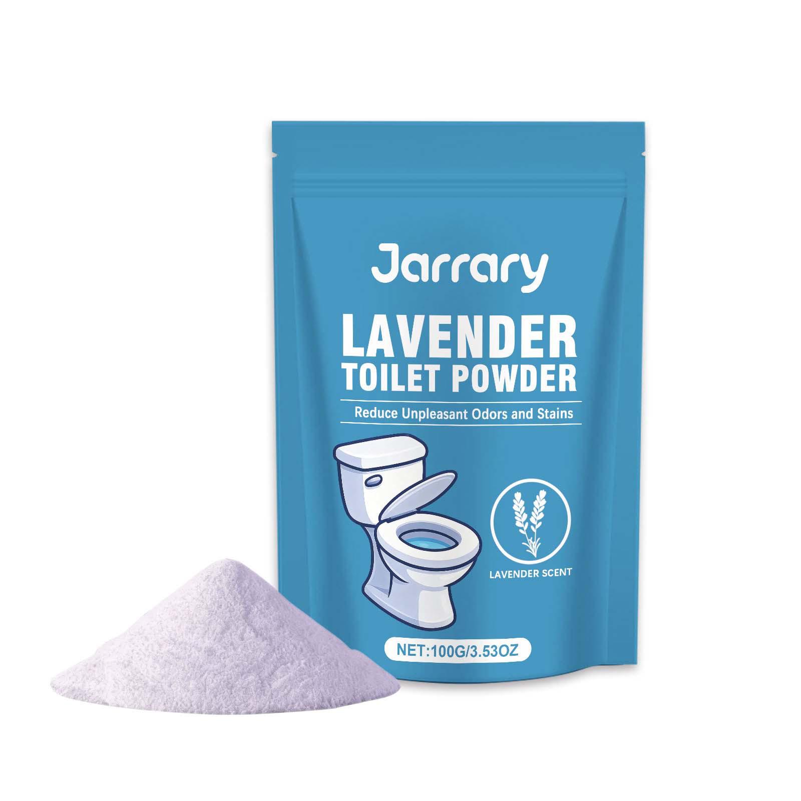 Jarrary Lavender Scent Toilet Bowl Cleaning Powder for Stain and Odor Removal