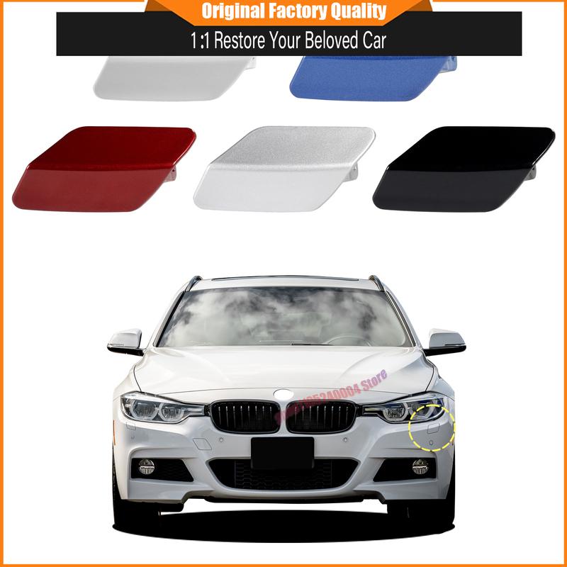 For BMW 3 Series F30 M Sport 328 335 2012 - Front Headlight Washer Cover Left Right Set Parts 51118056613 5111805661
