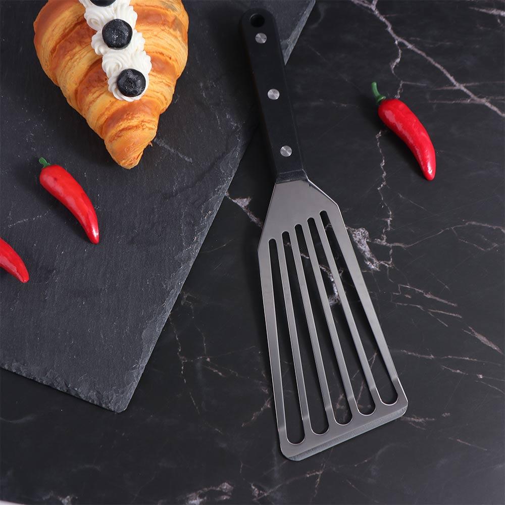 Slotted Steak Tuner Stainless Steel Frying Shovel Multi-Purpose Fish Spatula Egg