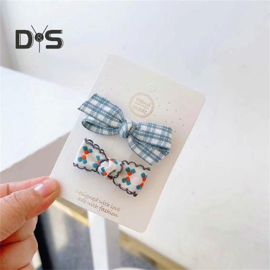 Kids Hairpin Cute Attractive Lovely Elegant Adorable Comfortable Lightweight Princess-style Girls Bowknot Hair Clip Accessories Daily Wear