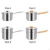 10cm Small Pot ,Multipurpose Universal with Lid ,Milk Pan, Long Handle Thickened Sauce Pan ,Cooking
