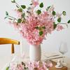 6pcs Artificial Flowers 31in Silk Bougainvillea Branches Faux Artificial Bougainvillea Floral Stems Long Plant Branches For Tall Vase Flower