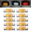 10PCS 22 LED Clearance Side Marker Light For 12V Truck Trailer RV Waterproof Warning Tail Light Truck Lights Accessorie