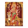 Religion Elephant God India Hinduism Ganesha Painting Canvas Durga Golden Zari Art Poster Prints Living Room Home Decor Pictures