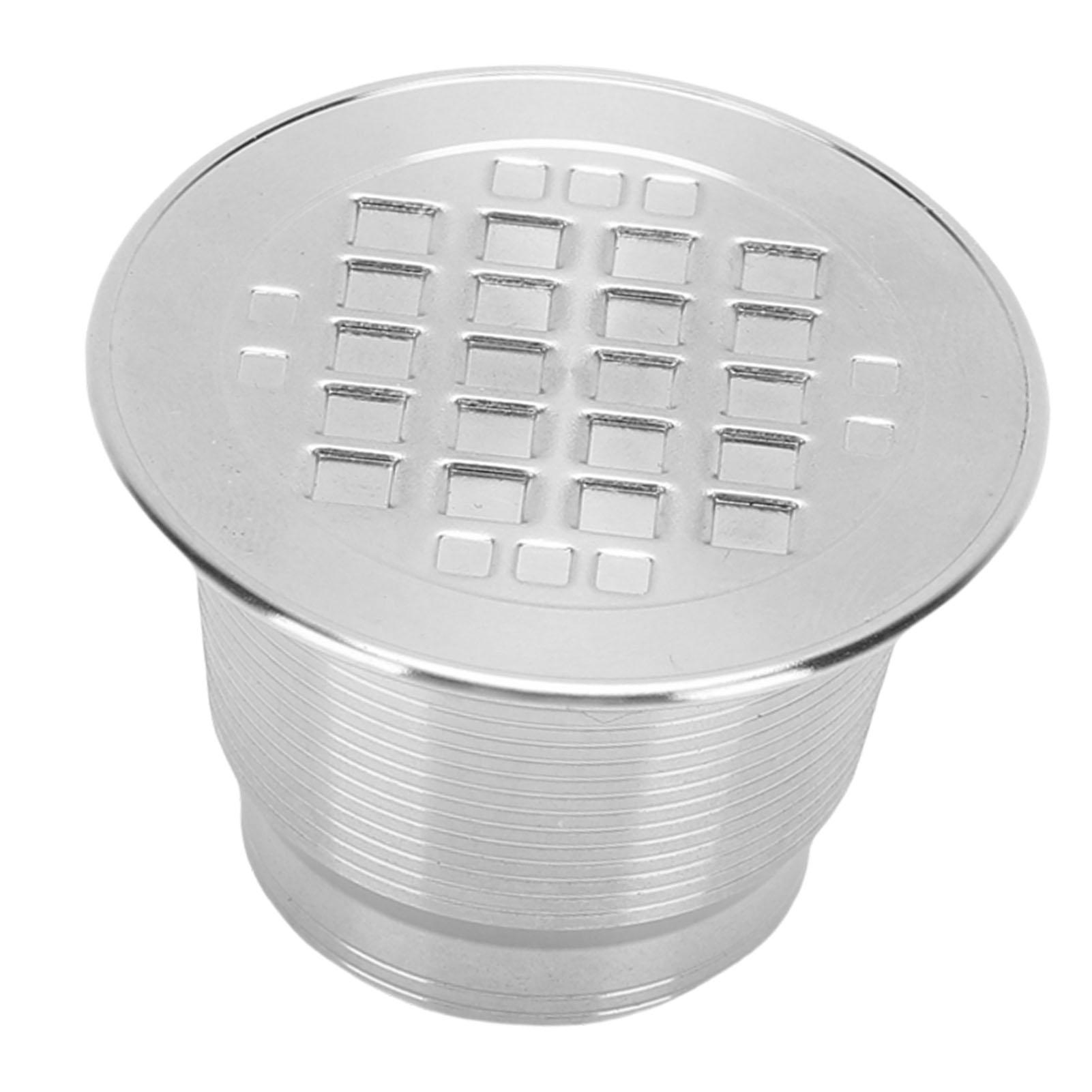 

Reusable Coffee Capsule Pod 304 Stainless Steel Refillable Coffee Capsule with Brush Spoon for Coffee Machine