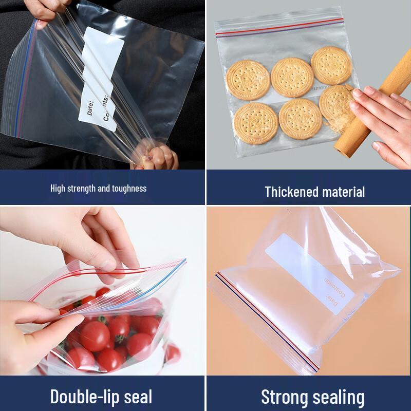 Zhishi Double-Ribbed Fresh-keeping Storage Bags