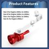 ARISELIFT Turbo Sound Muffler Whistle Sports Car Sound Reproduction Displacement