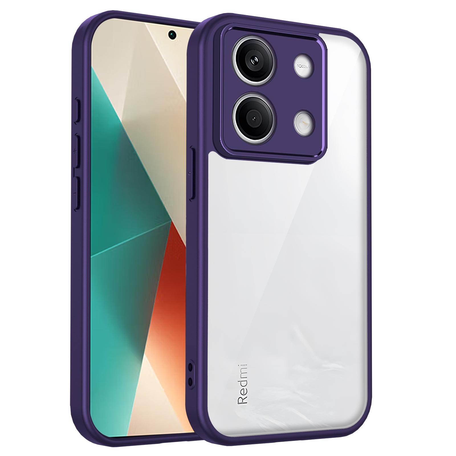 

For Redmi Note 13 Case Redmi Note 13 4G Phone Case Redmi Note 13 5G Cover Air Cushion Silicon Bumper Clear Matte Back Cover Hard Redmi Note 13 5G