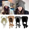 Cartoon Beanie Hat Warm Bucket Hat Cute Ear Protective Cap Cold Weather Bonnet