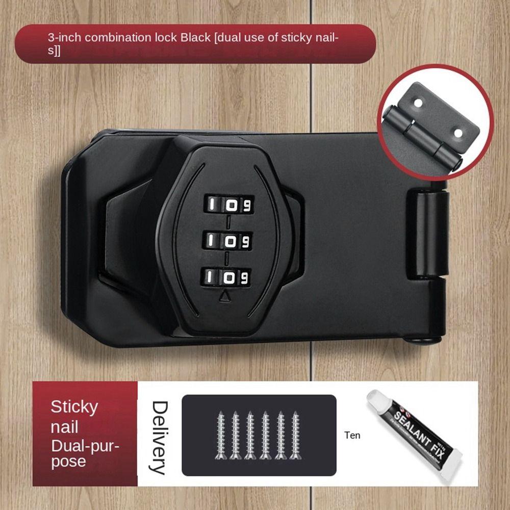 Anti-Theft Cabinet Password Locks Zinc Alloy Window Stoppers New Combination Coded Lock  Door