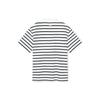 MLB New York Yankees Varsity Series Striped Casual Short Sleeve Polo Shirt Unisex tops Ivory 3APQV0343-50IVS