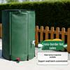Foldable Outdoor Rainwater Collection Bucket with Lid for Garden Landscaping and Home Use
