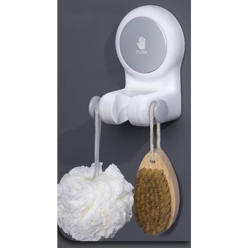 Universal showerhead holder, bathroom suction cup bracket, non drilling movable showerhead base
