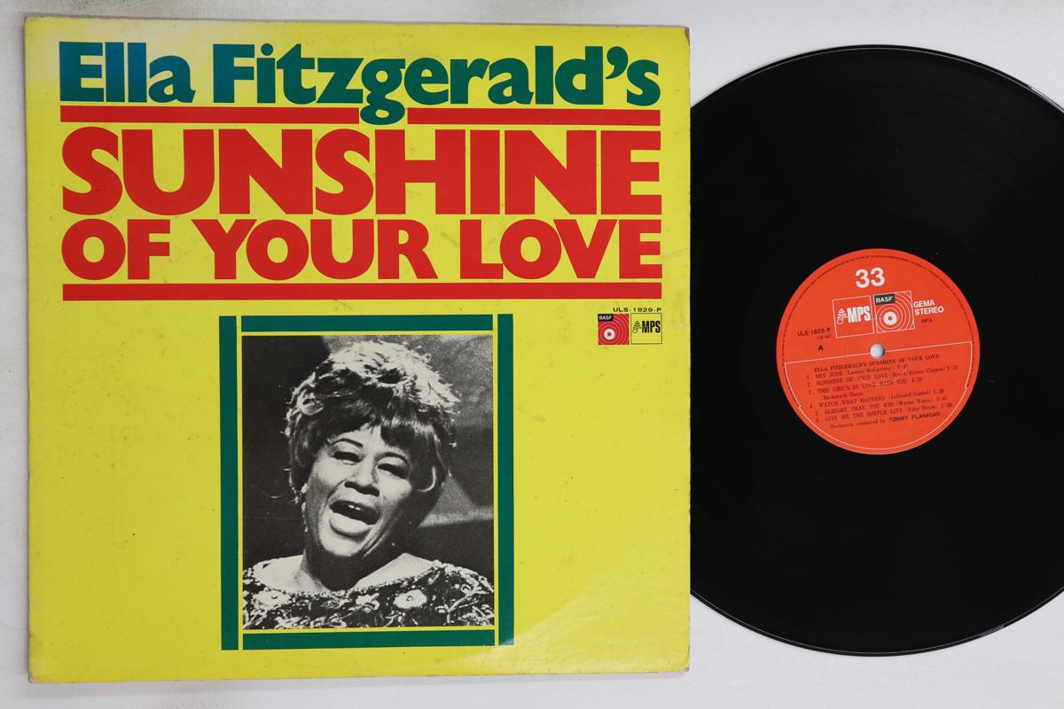 

LP Record ELLA FITZGERALD Sunshine Of Your Love ULS1829P MPS Records Japan Jazz Used