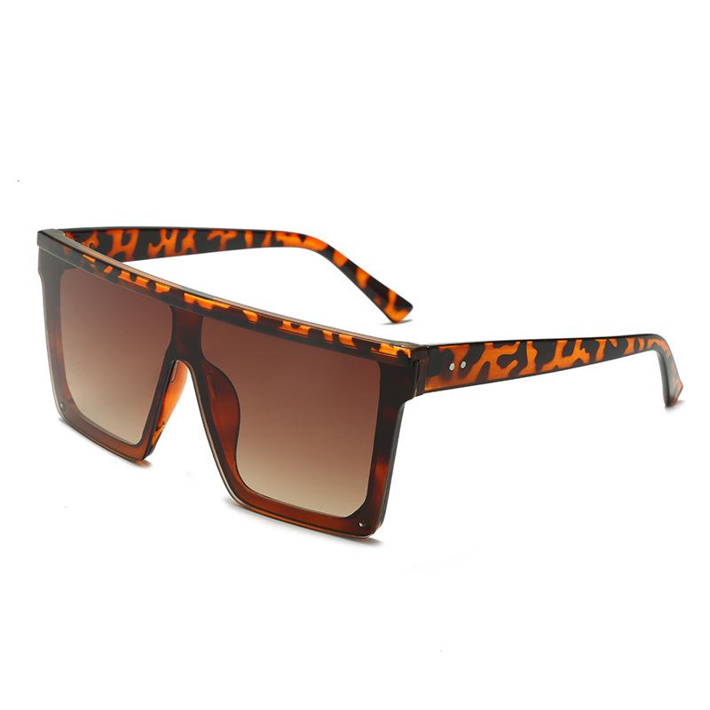 

New Large Frame Square Sunglasses Women Fashion Brand Sunglasses Vintage Women S Uv Protective Goggles Uv400 As shown in the figu