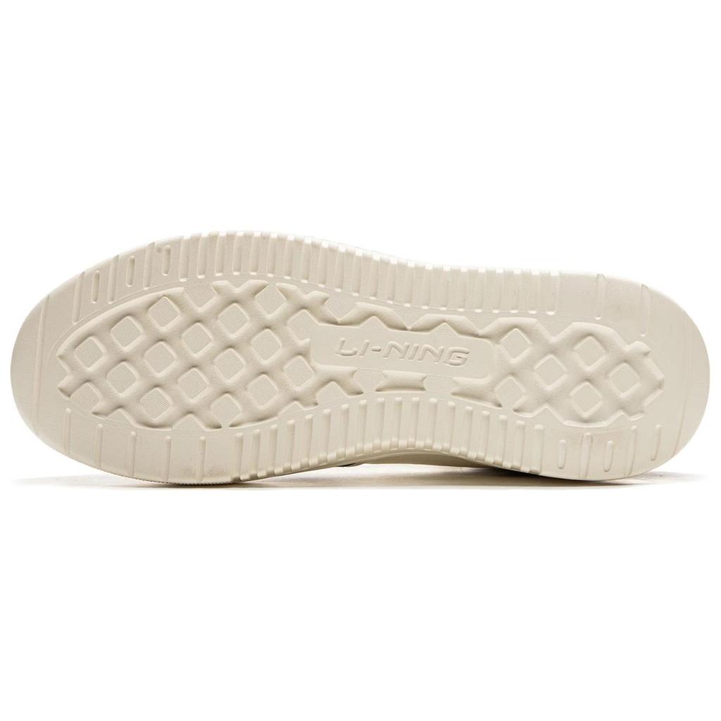 New LiNing Azure Cloud HI Slip Resistant, Abrasion Resistant, Breathable High Top Skateboard Shoes Men's Black White AGCU549-4