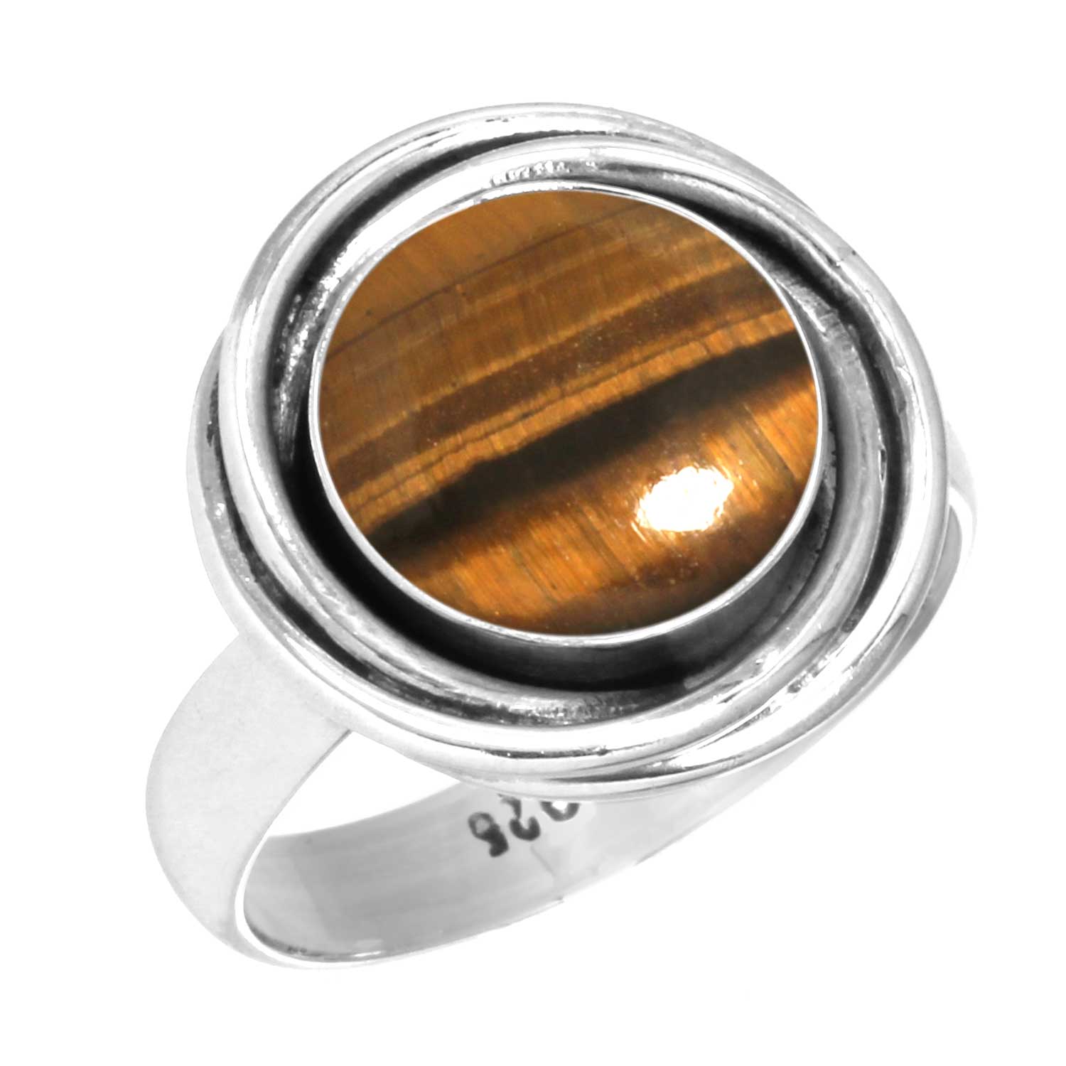 

Кольцо из стерлингового серебра 925 пробы с драгоценными камнями, ювелирные изделия ручной работы, подарок на День благодарения, малахит, лунный камень, розовый кварц, красный камень, дымчатый топаз, тигровый глаз, коктейль 9.5 глаз тигра