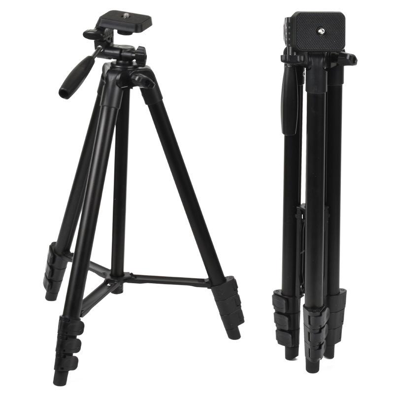 Stable Aluminum Alloy Folding Tripod for Mobile Phones & Cameras