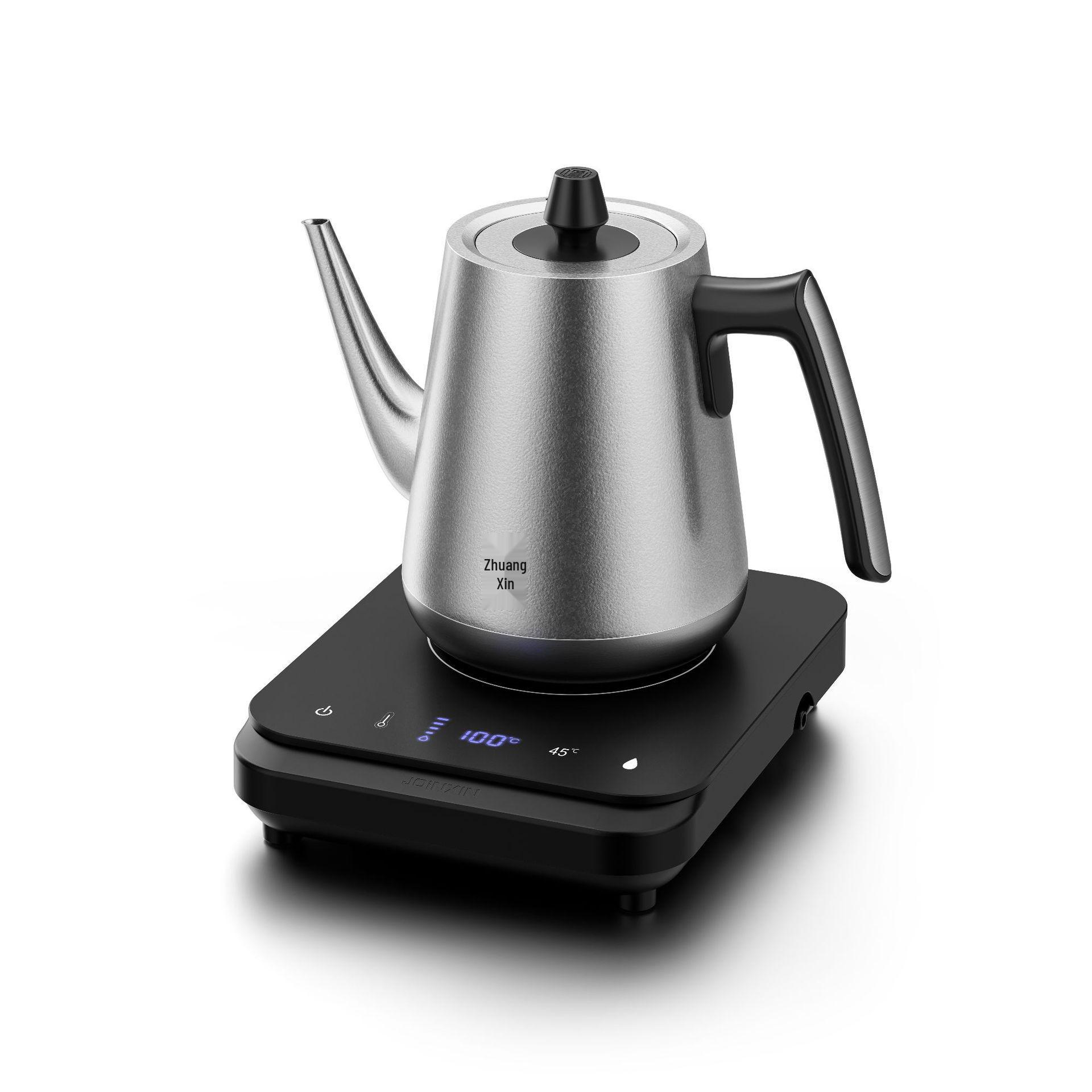 Zhuangxin Pure Titanium Electric Kettle: Constant Temperature, Insulated, Automatic Water Filling, Ideal for Boiling Water & Brewing Tea.