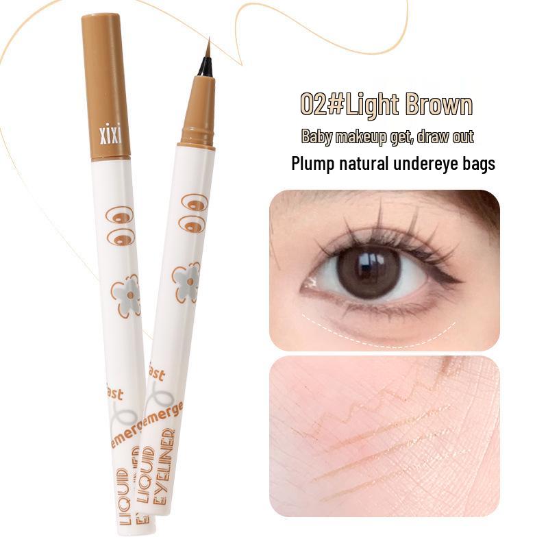 Xixi Quick-Drying Eyeliner: Ultra-Fine Tip, Smudge-Free, Beginner-Friendly, Enhances Complexion