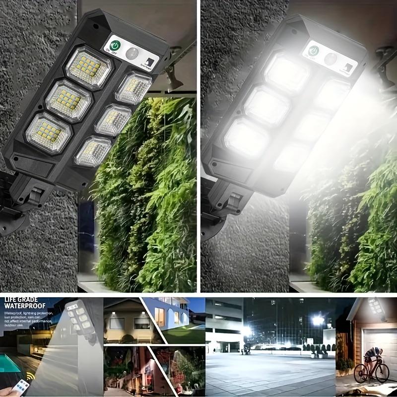 Powerful Solar Lights Outdoor Motion Sensor 3 Modes Light 72 LEDs Solar Lamp For Street, Remote Control Yard Light