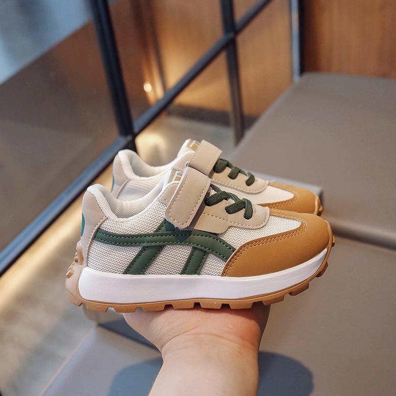 Boys shoes 2025 spring and autumn new children's sports shoes winter velvet dad shoes boys baby soft-soled Forrest Gump shoes