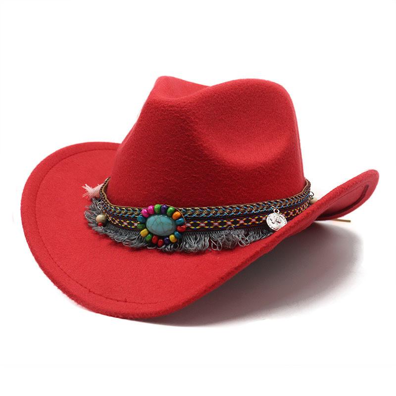 Western Cowboy Hat With Sun Protection For Men Women Bohemian Style