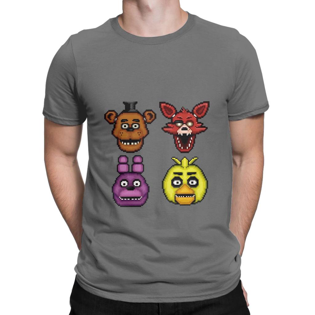 Five Nights at Freddy Pixel art La Classica Novità Maglietta 100% Cotone FNAF Top Magliette Per Unisex