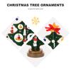 Wooden Christmas Tree Nament Decor Statue Xmas Supplies Holiday Gifts Home Festive Decorations Christmas Party