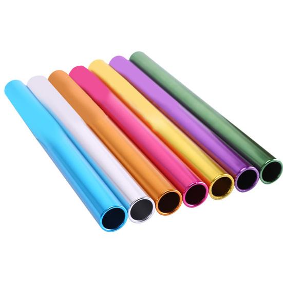 2.7cm Relay Batons Electroplating Multiuse Aluminum Alloy Sprinting Competition Transfer Batons Track Field